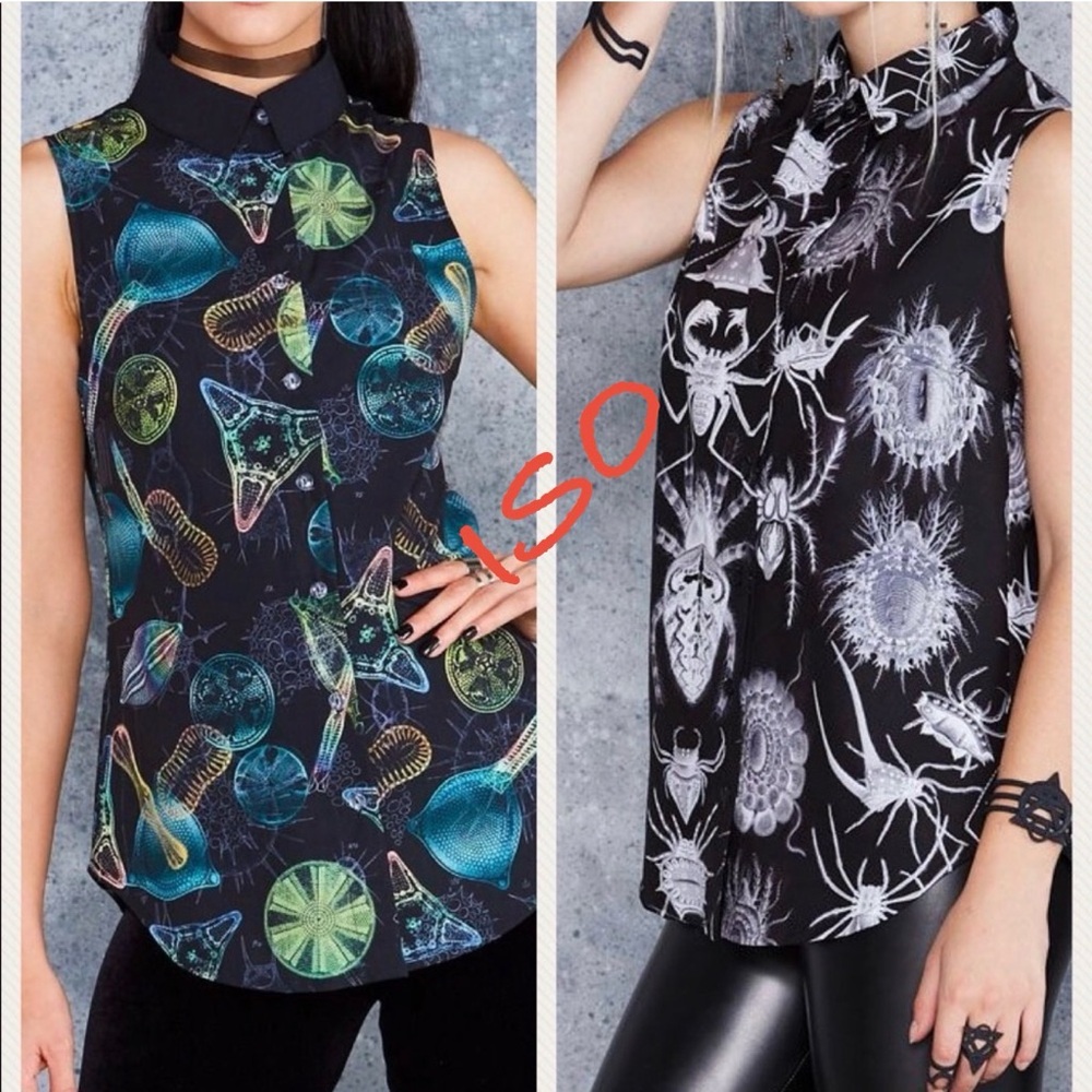 ISO: Blackmilk Insect and Microbe Business Tops (xs/x)